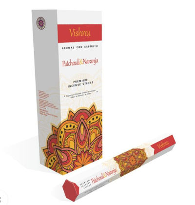 Sahumerios Vishnu Patchouli & Naranja 20u