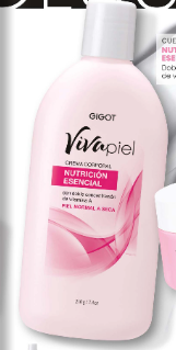 Crema Corporal Viva piel Gigot Nutrición Esencial 