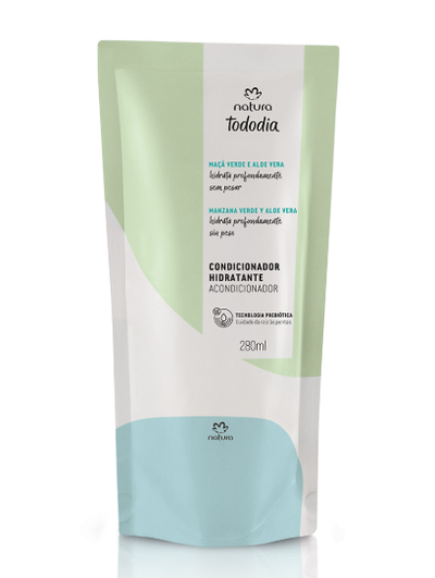 Repuesto Acondicionador Hidratante Tododia Manzana Verde y Aloe Vera 280 ml