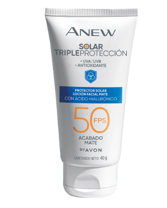 Protector Solar Triple Protección Anew