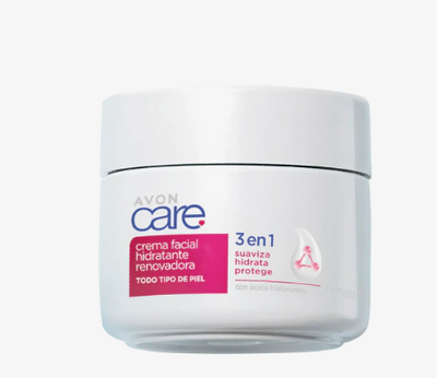 Crema Facial 3 en 1 Hidratante Renovadora Avon Care