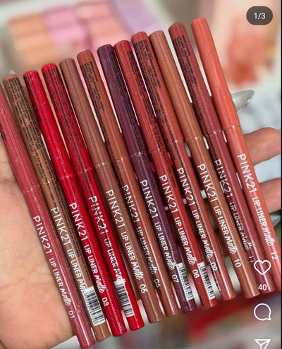 Delineador de Labios Retractil Pink 21