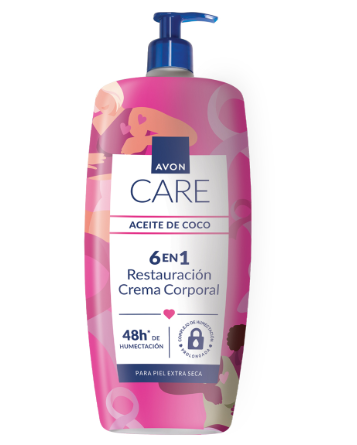 Aceite de Coco Crema Corporal Fundación Avon Care 1L