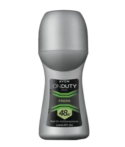 Desodorante Roll On On Duty Men Antitranspirante Avon Fresh