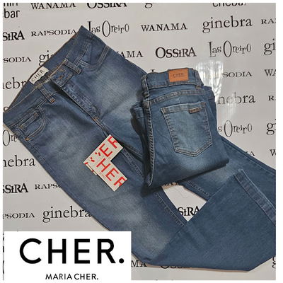 Maria Cher Oxford elastizado localizado