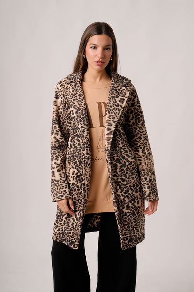 Tucci Saco Largo Paño Estampado Animal Print V.T 💖