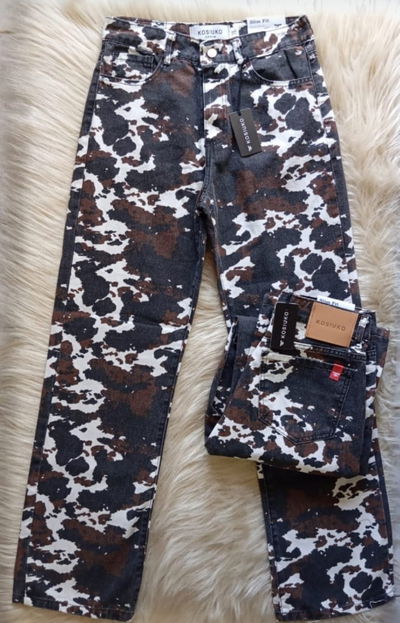 kosiuko Wide leg vaca   Tiro alto