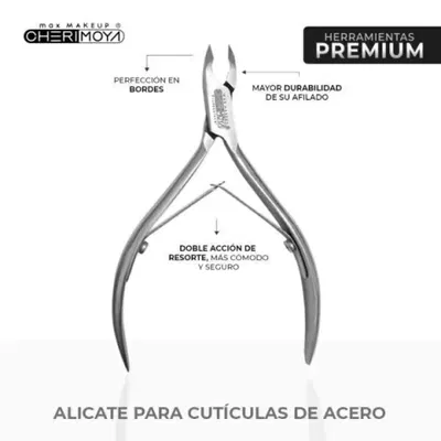 Alicate corta cuticulas punta fina Cherimoya