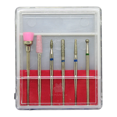 Set x6 Fresas Manicura Rusa