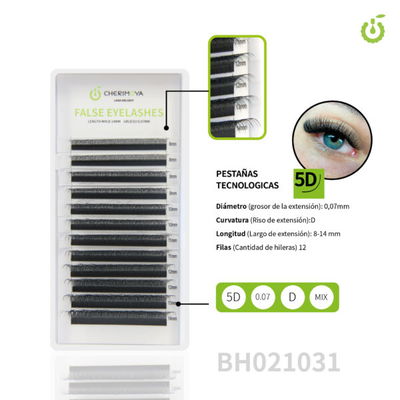 Pestañas tecnologicas 5D 0.07D 