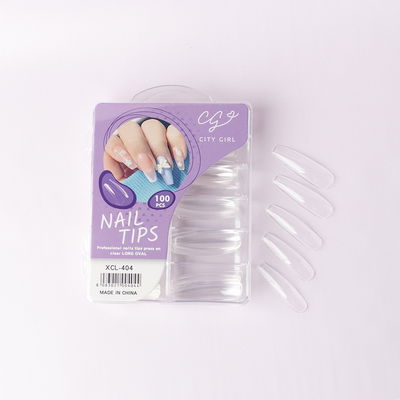 Tips long oval 100 unidades city girl