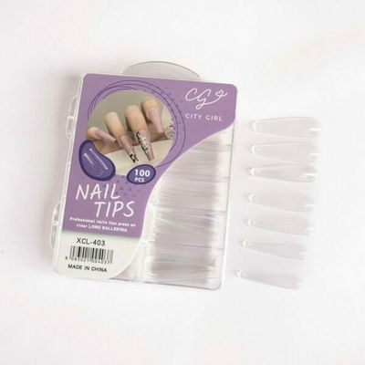 Tips long ballerina 100 unidades City Girl