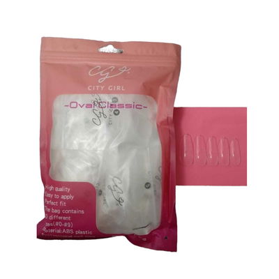 Tips soft gel ovalado clasico 600 pics City Girl