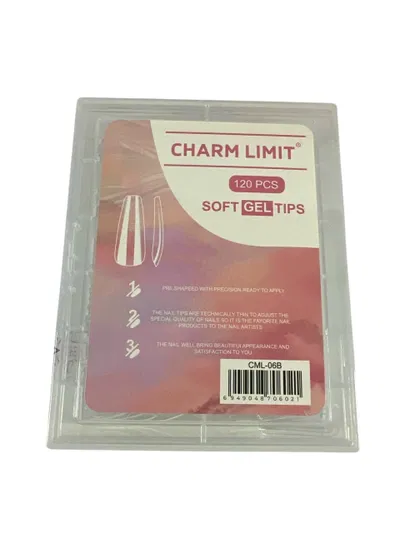 Tips Soft gel coffin Charm Limit