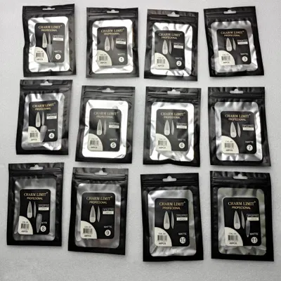 Tips Soft gel stiletto 48 pics Charm Limit