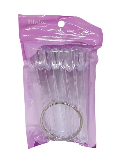 Muestrario de uñas transparentes 