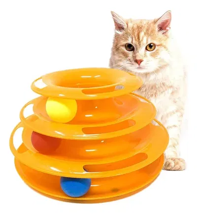 TORRE INTERACTIVA CON PELOTAS PARA GATOS