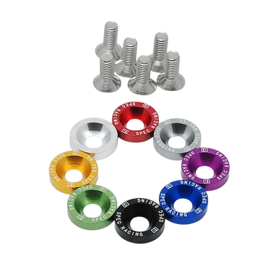 Kit 10 arandelas Anodizadas 