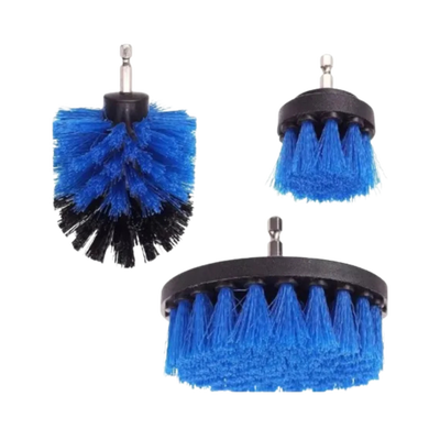 Kit x 3 Cepillos para Taladro Cerdas Duras Laffitte