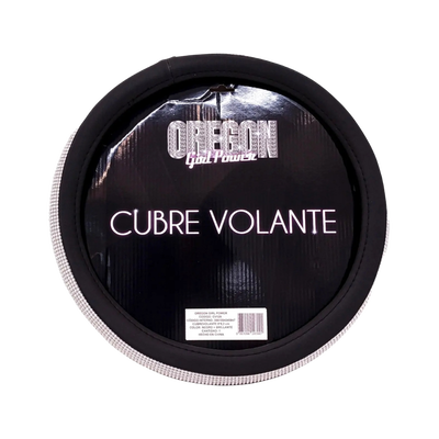 Cubre Volante Strass Plata 38cm