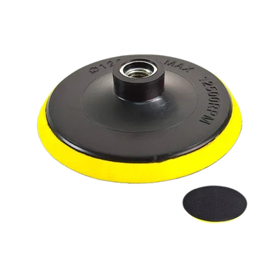 Backing Plate 5" Pulgadas Rígido Rosa M14 + Adaptador Taladro