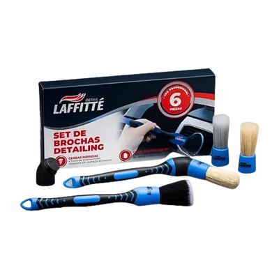 Set De Brochas Detailing Laffitte 6 Piezas