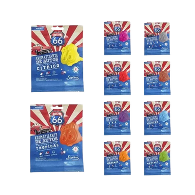 Aromatizante para Autos Route 66 2 unidades