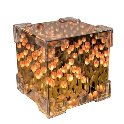 Tulipanes infinito rosa ARMADO 