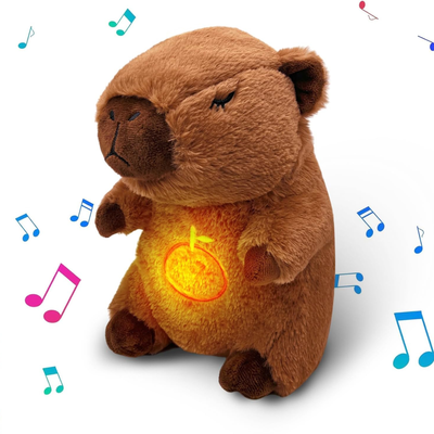 Capibara que respira  + sonido musical 