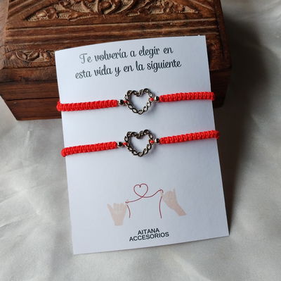 Pulseras Corazones 