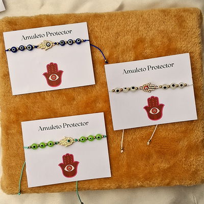 Pulseras Amuleto Mano De Fatima 