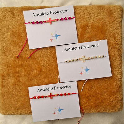 Pulseras Amuleto Cruz