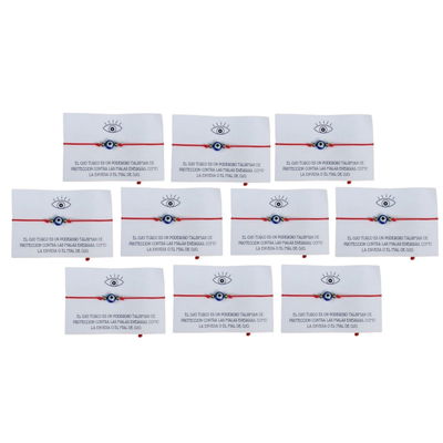 Combo X10 Pulseras Ojo Turco 