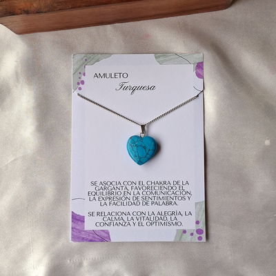 Corazón Turquesa Grande