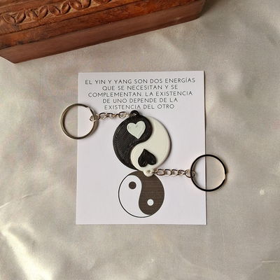 Llaveros Yin Yang 