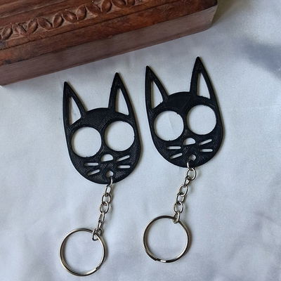 Llaveros Gatito Autodefensa 