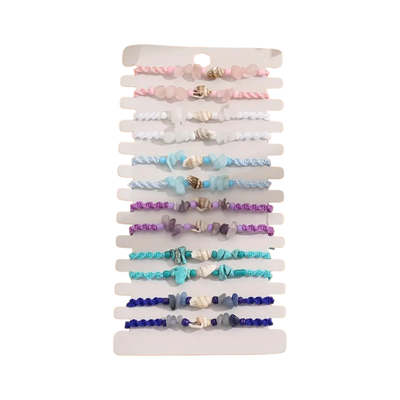 Pack De Pulseras De Escallas Y Caracoles