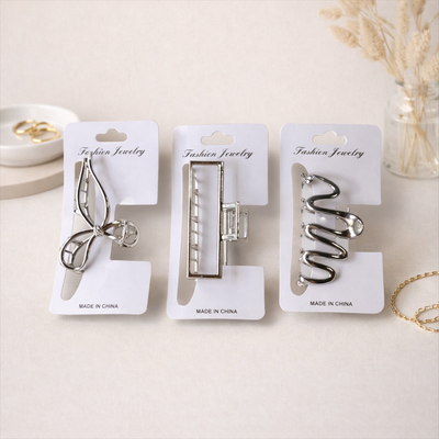 Broches Plateados