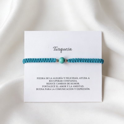 Pulsera Esferas Turquesa 