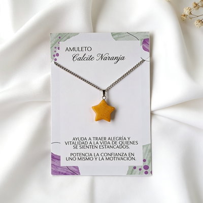 Estrella Calcita Naranja 