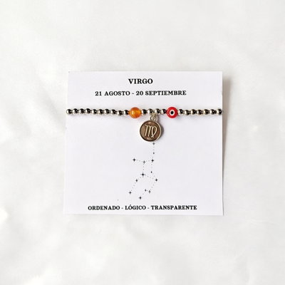 Pulsera Virgo - Cornalina 