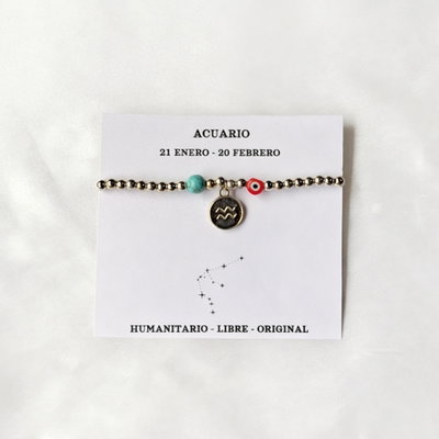 Pulsera Acuario - Turquesa 
