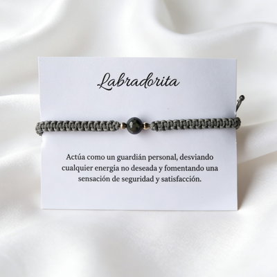 Pulsera Esferas Labradorita