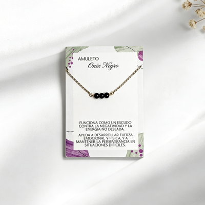 Gargantilla Onix Negro 