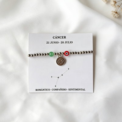Pulsera Cáncer- Cuarzo Verde