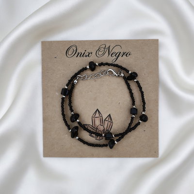 Collares Escallas Onix Negro 
