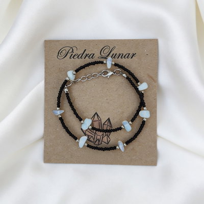 Collares Escallas Piedra Lunar 