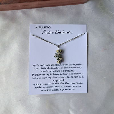 Amuleto Jaspe Dalmata 