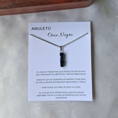 Amuleto Onix Negro 