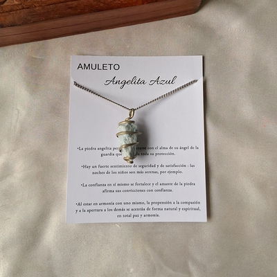 Angelita Azul En Bruto Alpaca 